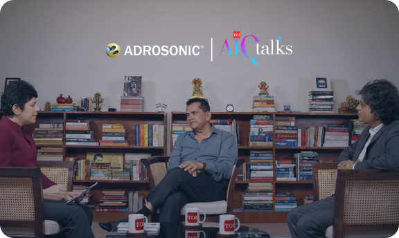AIQ TALKS: Amitabh Kant and Mayank, Founder & CEO, ADROSONIC